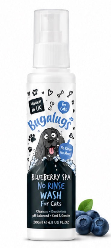 Blueberry Spa No Rinse Wash Cat