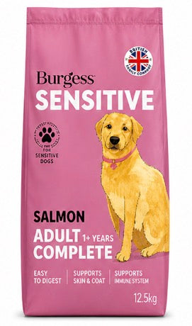 Burgess Sensitive Salmon Adult Complete (12.5kg)