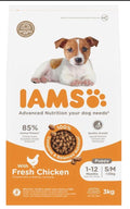 IAMS Puppy Dry Dog Food – Fresh Chicken (1–12 Months, Small & Medium Breed)