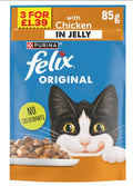 FELIX Original Chicken in Jelly Wet Cat Food 85g PMP