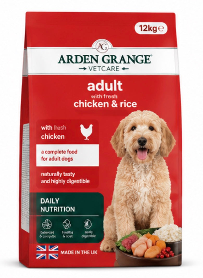 Arden Grange Adult Fresh Chicken & Rice 12kg