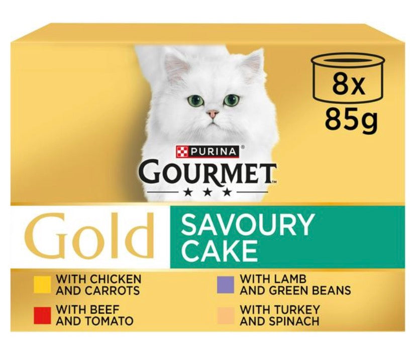 Gourmet Gold Savoury Cake – Mixed Selection (8 x 85g)