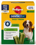 Pedigree Dentastix Daily Fresh Dog Treats – Mega Pack (28 Sticks)