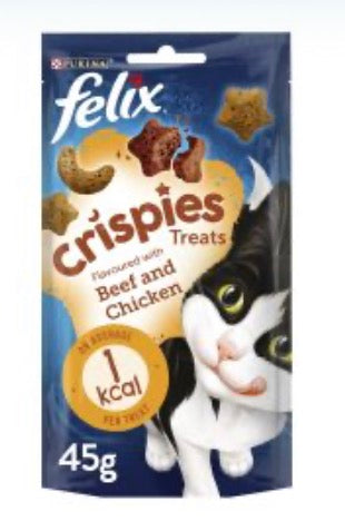 FELIX Crispies Chicken and Beef Cat Treats