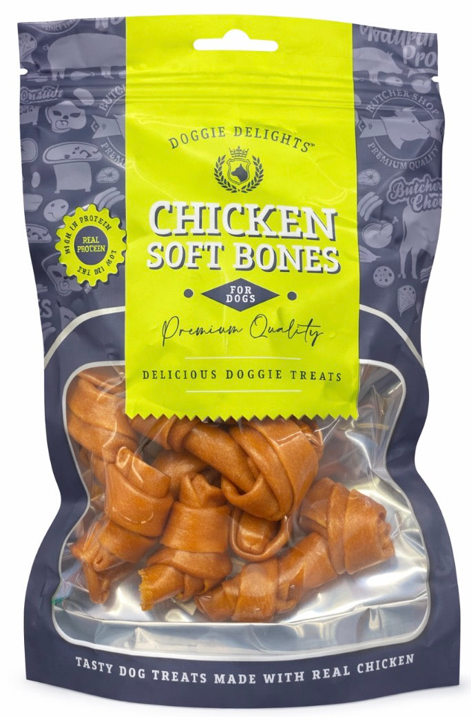Doggie Delights Chicken Soft Bones – Premium Dog Treats