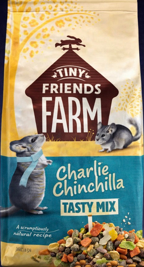 Supreme Tiny Friends Farm Charlie Chinchilla Tasty Mix 850g