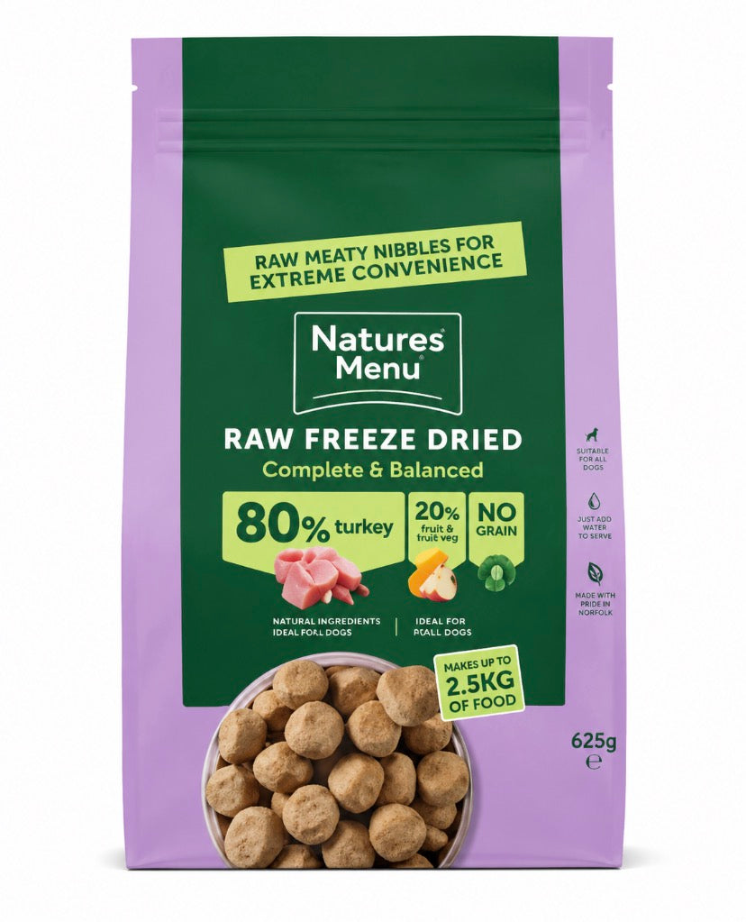 Natures Menu Freeze Dried Turkey – 625g