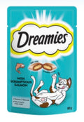 Dreamies Cat Treats with Salmon