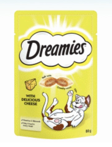 Dreamies Cat Treats with Cheese