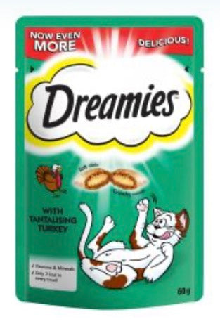 Dreamies Cat Treats with Tantalising Turkey