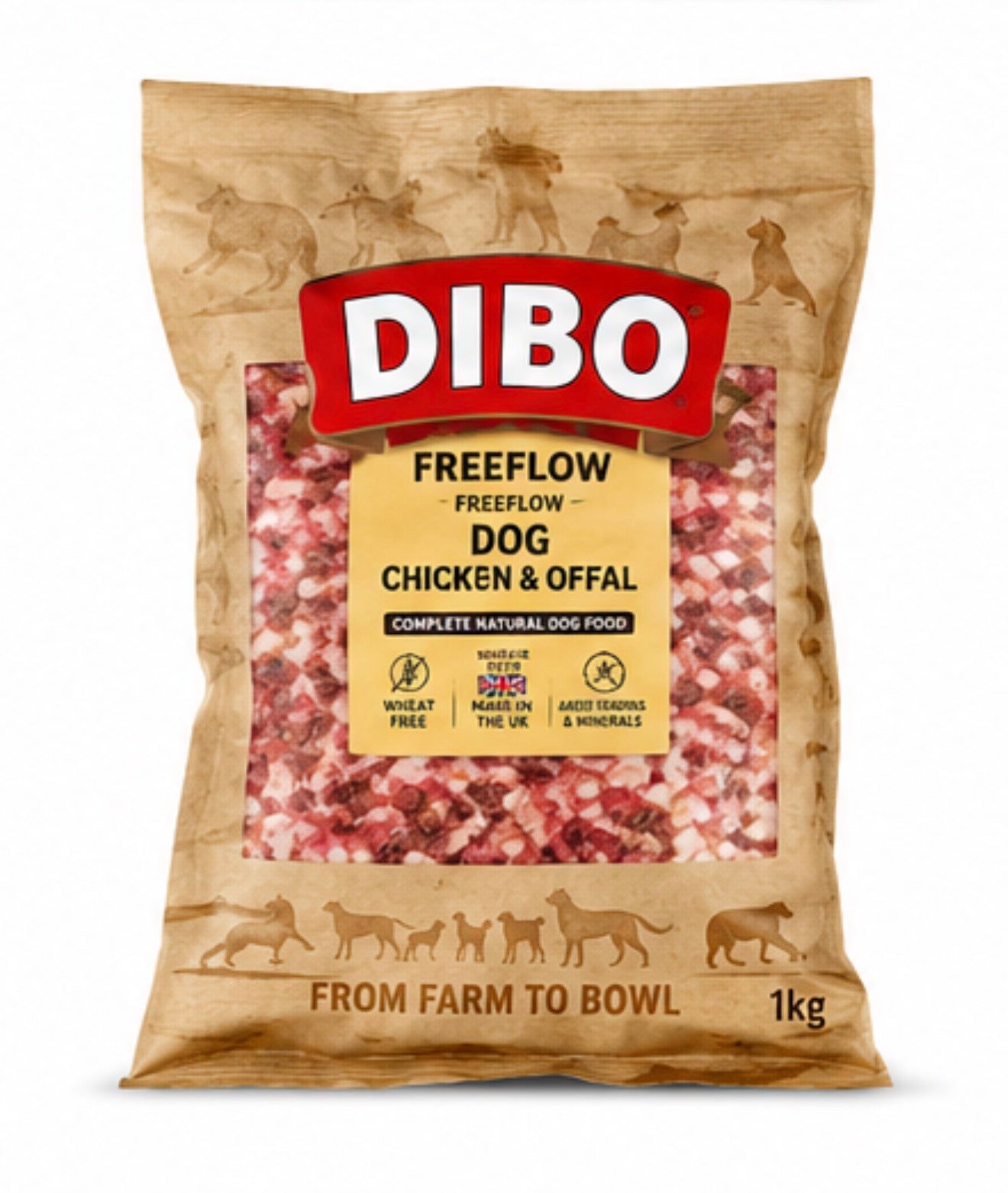 Dibo Freeflow Chicken, Salmon & Offal 1kg