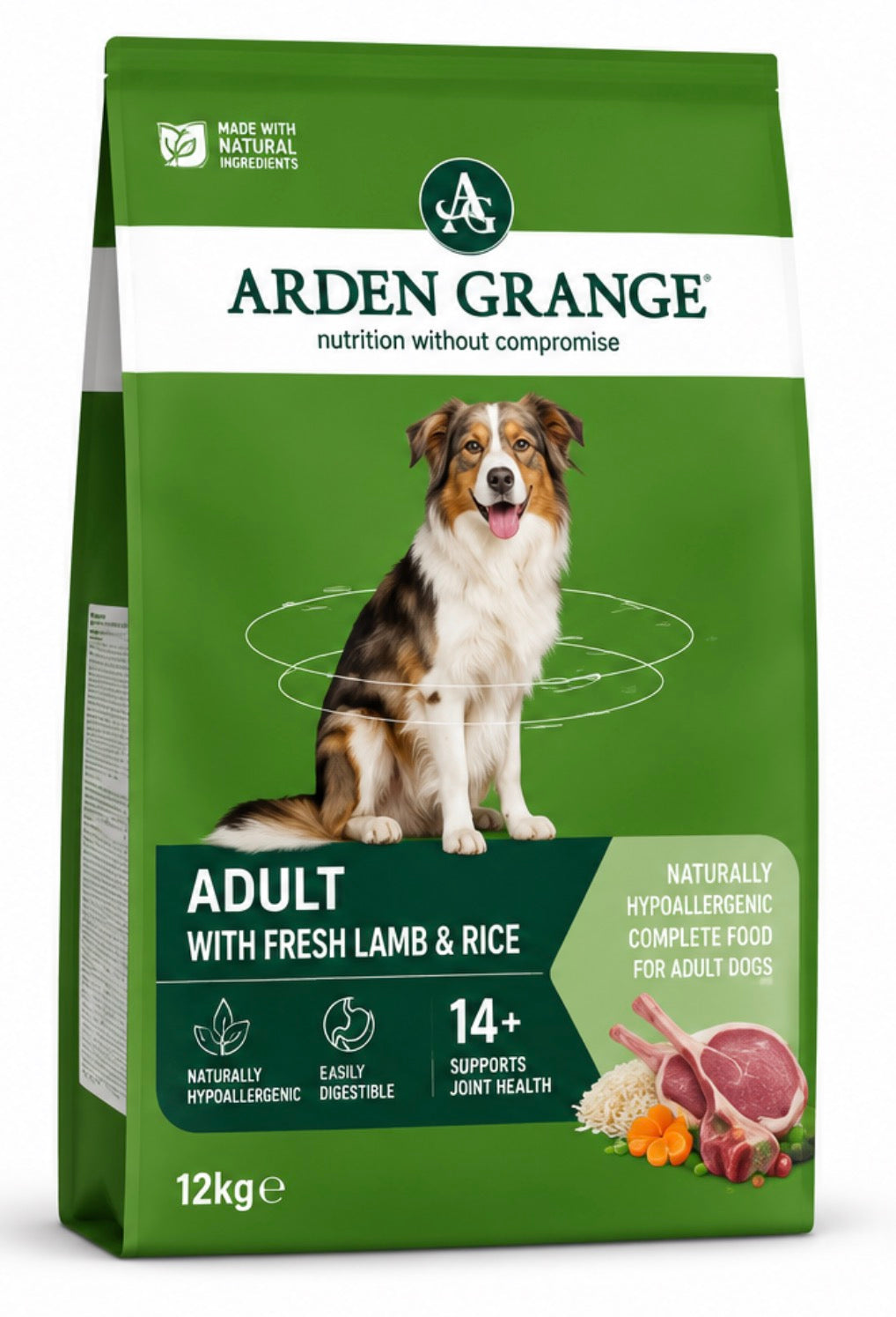 Arden Grange Adult Fresh Lamb & Rice 12kg