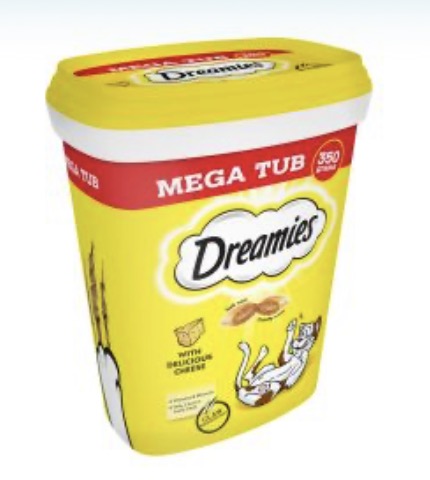Dreamies Mega Pack Cheese Adult Cat Treat