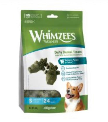 WHIMZEES Alligator Daily Dental Dog Chew Value Bag