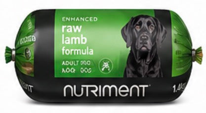 Nutriment Adult Dog Raw Lamb Chubb – 1.4kg
