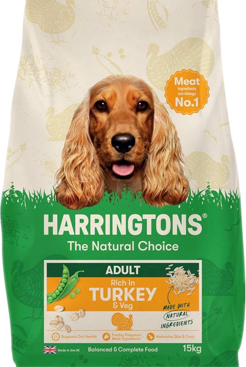HARRINGTONS TURKEY & VEG 12kg