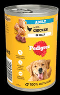 Pedigree Chum Wet Dog Food in Jelly 400g (Single Tin)
