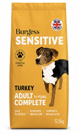Burgess Sensitive Turkey Adult Complete (12.5kg)