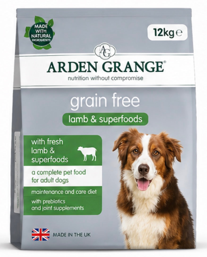 Arden Grange Grain Free Lamb & Superfoods 12kg
