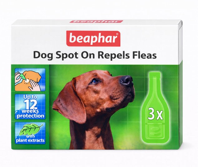 Beaphar Dog Spot-On Repels Fleas