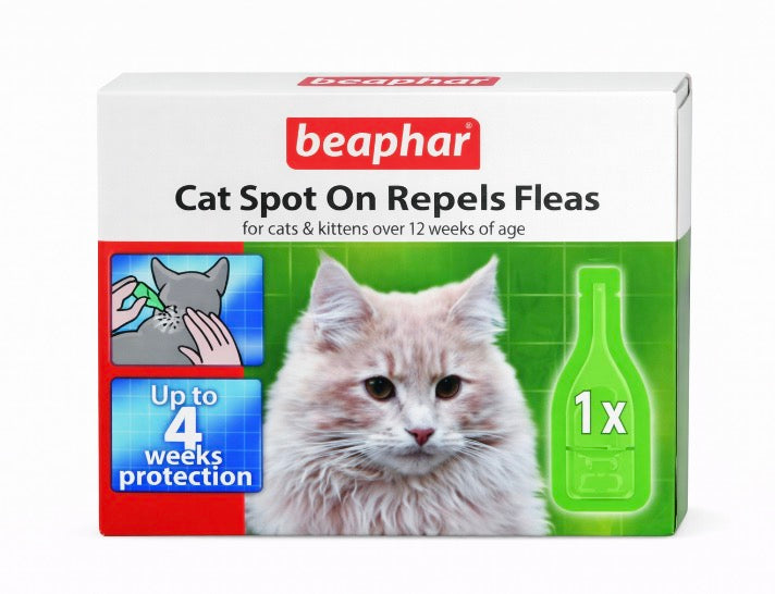 Beaphar Cat Spot On Repels Fleas