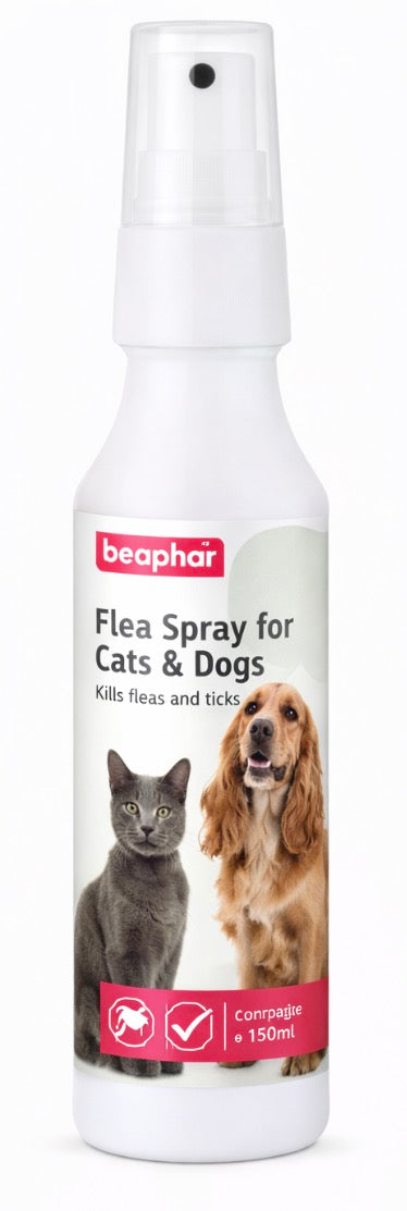 Beaphar Cat & Dog Flea Spray 150ml