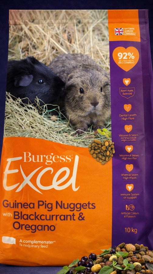 Burgess Excel Guinea Pig Blackcurrant & Oregano 10kg