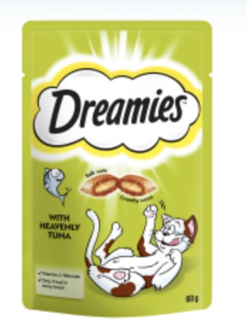Dreamies Cat Treats with Tuna