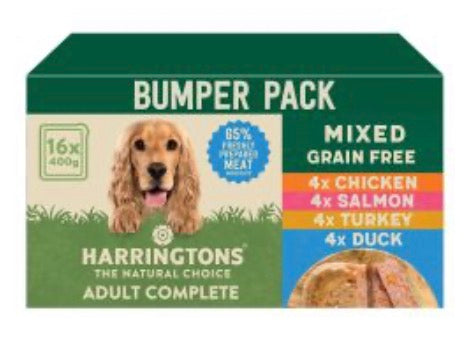 Harringtons Adult Complete Grain Free Mixed Selection 16pk