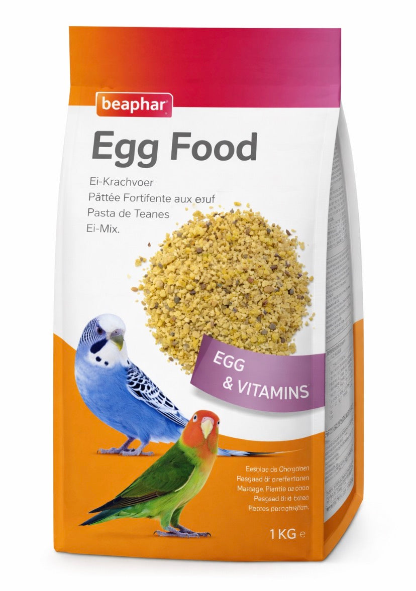 Beaphar Egg Food for Parakeets & Parrots 1kg