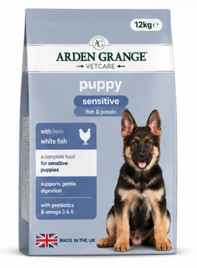 Arden Grange Puppy Sensitive Fish & Potato 12kg