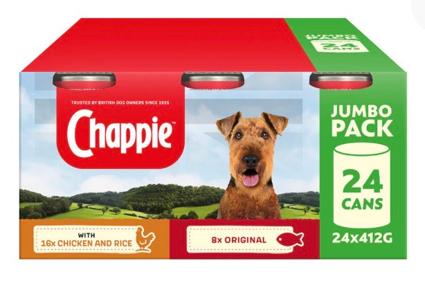 Chappie Original Wet Dog Food 24 Pack